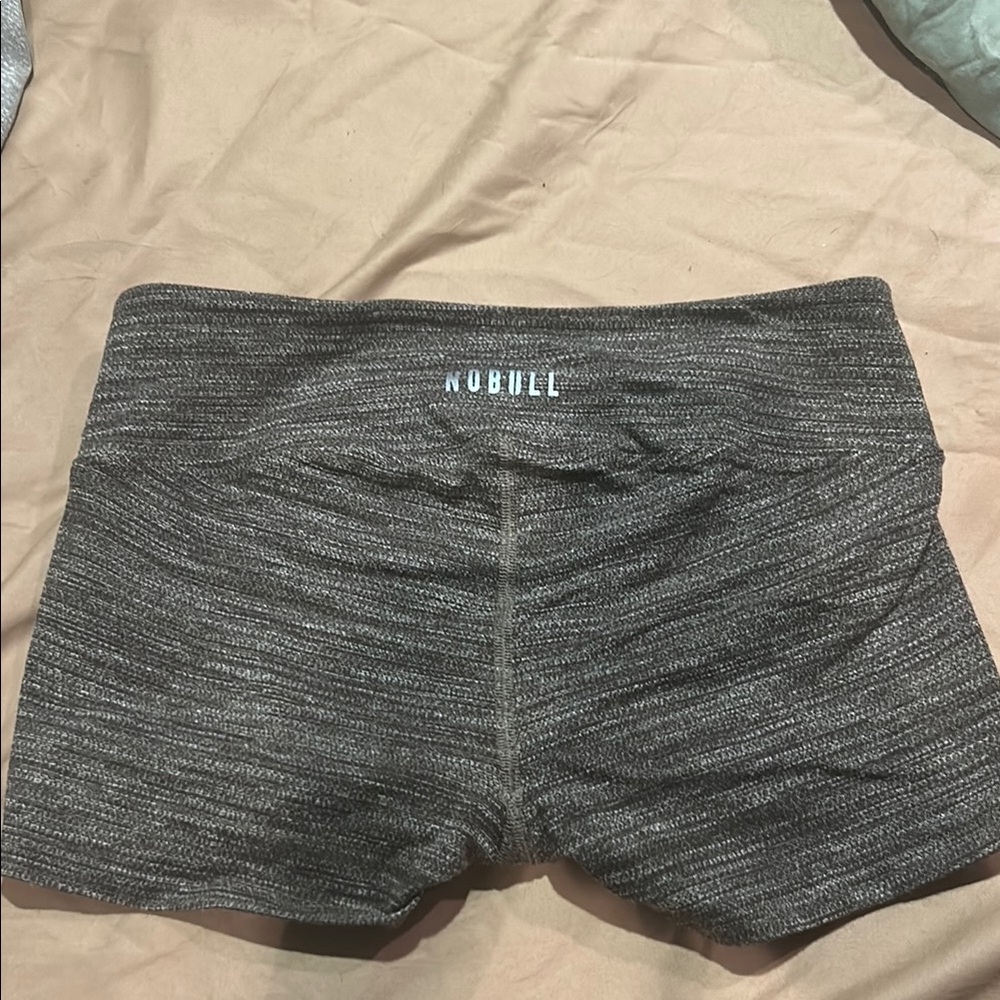 NOBULL Gray Athletic Shorts Moisture-Wicking Stretchy